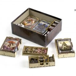 Gaming Trunk - Lion Jaws Organizer Compatible With Gloomhaven: Jaws Of The Lion (Natural Unstained)