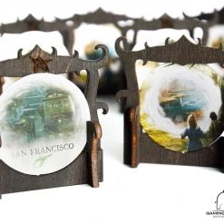Gaming Trunk - Gate Markers For Eldritch Horror And Arkham Horror (Blue) (Sets Of 5) 8 Gaming Trunk - Gate Markers For Eldritch Horror And Arkham Horror (Blue) (Sets Of 5)
