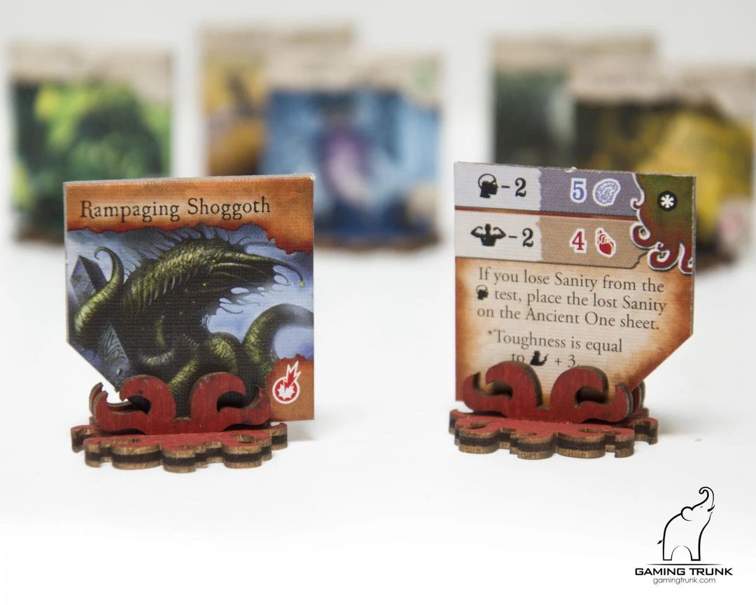 Gaming Trunk - Monster Stands For Eldritch Horror And Arkham Horror (Blue) (Sets Of 5) 3 Gaming Trunk - Monster Stands For Eldritch Horror And Arkham Horror (Blue) (Sets Of 5)
