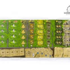 Gaming Trunk - Acrylic Overlay With A Backboard For Clans Of Caledonia Player Board. A Set Of Four (for First Edition Of The Game)