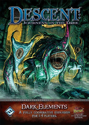 Fantasy Flight Games Descent: Journeys In The Dark (Second Edition) - Dark Elements Board Games 1 Fantasy Flight Games Descent: Journeys In The Dark (Second Edition) - Dark Elements Board Games