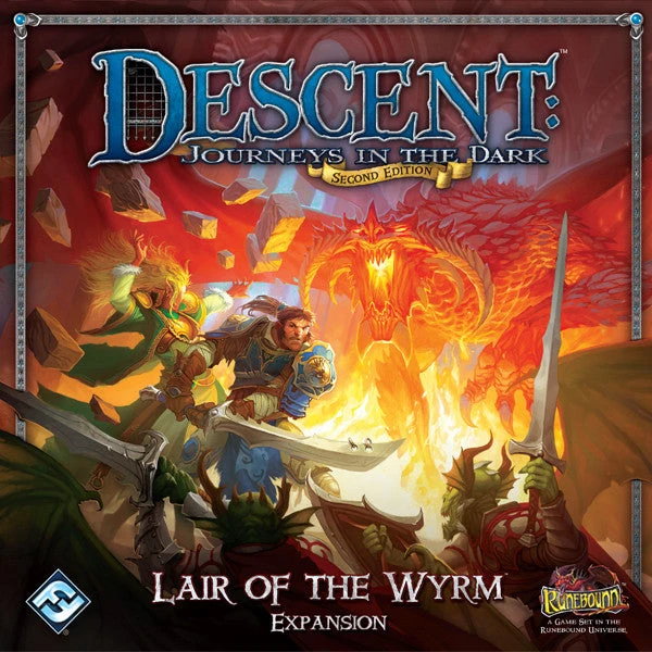Fantasy Flight Games Descent: Journeys In The Dark (Second Edition) - Lair Of The Wyrm Board Games 1 Fantasy Flight Games Descent: Journeys In The Dark (Second Edition) - Lair Of The Wyrm Board Games