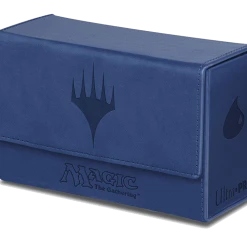 Ultra Pro - Dual Flip Box Blue Mana For Magic (Matte Finish) Deck Boxes