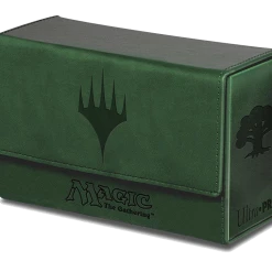 Deck Boxes Ultra Pro - Dual Flip Box Green Mana For Magic (Matte Finish)