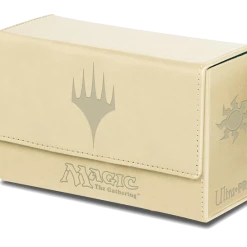 Ultra Pro - Dual Flip Box White Mana For Magic (Matte Finish)