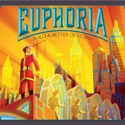 Stonemaier Games Board Games Euphoria: Build A Better Dystopia (With Game Trayz)