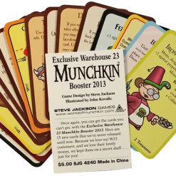 Steve Jackson Games Exclusive Warehouse 23 Munchkin Booster Board Games