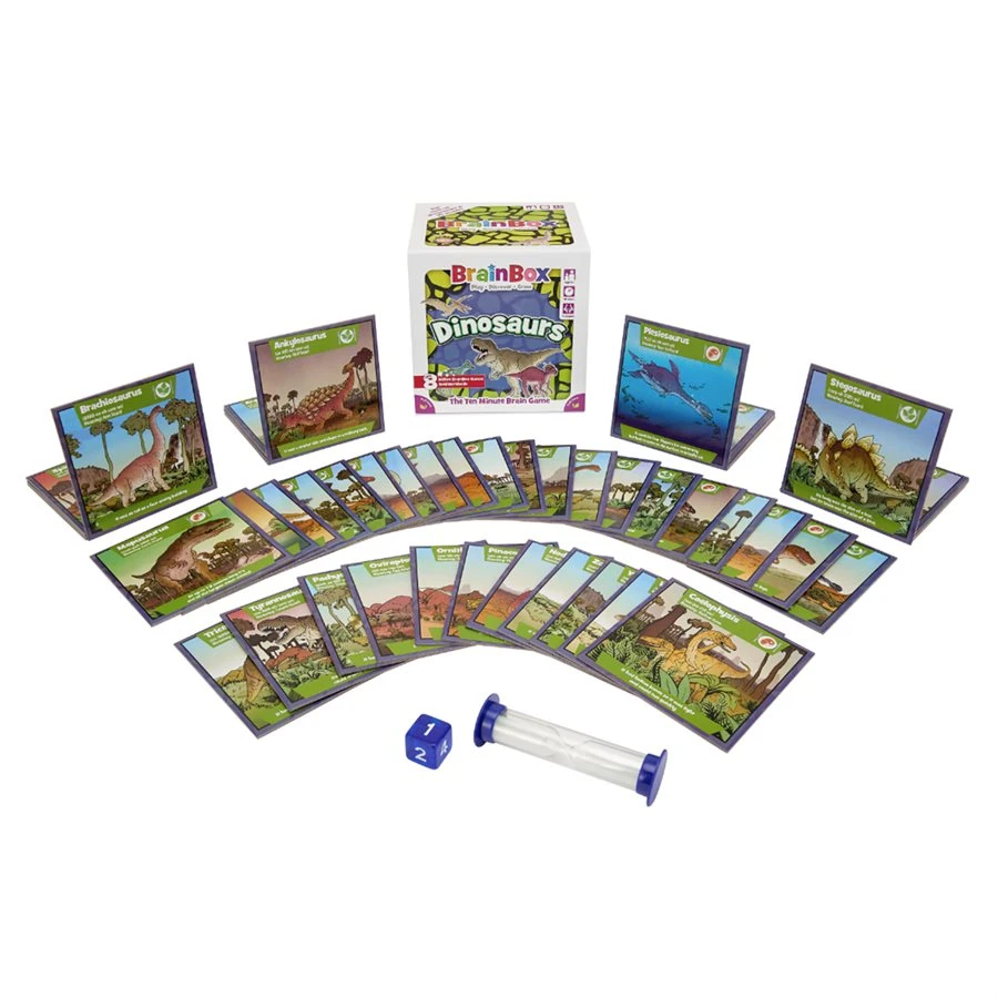 Green Board Game Co. BrainBox: Dinosaurs *PRE-ORDER* Board Games 3 Green Board Game Co. BrainBox: Dinosaurs *PRE-ORDER* Board Games