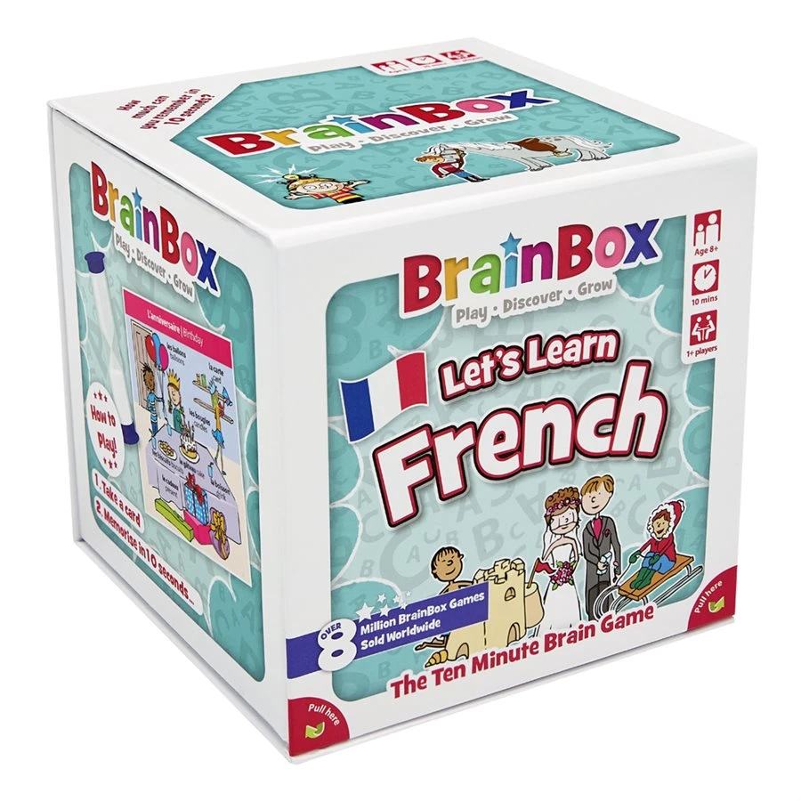 Green Board Game Co. BrainBox: Let’s Learn French *PRE-ORDER* 1 Green Board Game Co. BrainBox: Let’s Learn French *PRE-ORDER*