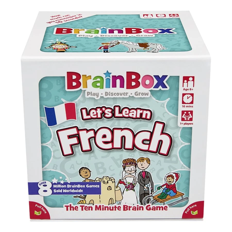 Green Board Game Co. BrainBox: Let’s Learn French *PRE-ORDER* 2 Green Board Game Co. BrainBox: Let’s Learn French *PRE-ORDER*