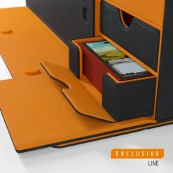 Gamegenic: Cards Lair Convertible Deck Box Exclusive Edition - Black / Orange (400ct) 16 Gamegenic: Cards Lair Convertible Deck Box Exclusive Edition - Black / Orange (400ct)