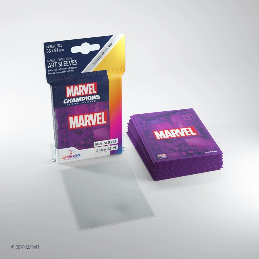 Gamegenic - Marvel Champions Art Sleeves - Marvel Purple (50ct) Jun 13-19, 2022 2 Gamegenic - Marvel Champions Art Sleeves - Marvel Purple (50ct) Jun 13-19, 2022