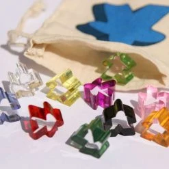 Hans Im Glück Carcassonne: Meeple - Set Of 10 (Transparent Pink)