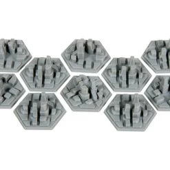 The Broken Token Broken Token - 3D Space Colony City Hex Tiles (10)