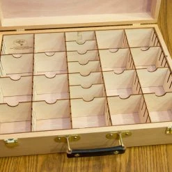 The Broken Token Broken Token - Unfinished Wooden Artist Case And Organizer Set (WAC003)