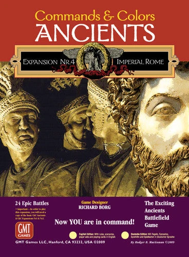 GMT Games Commands & Colors: Ancients Expansion Pack #4 - Imperial Rome Board Games 1 GMT Games Commands & Colors: Ancients Expansion Pack #4 - Imperial Rome Board Games