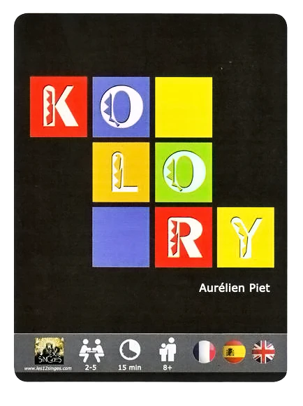 Les XII Singes Board Games Kolory 1 Les XII Singes Board Games Kolory