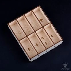 Laserox - Wooden Wonder (Compatible With 7 Wonders) Import Games