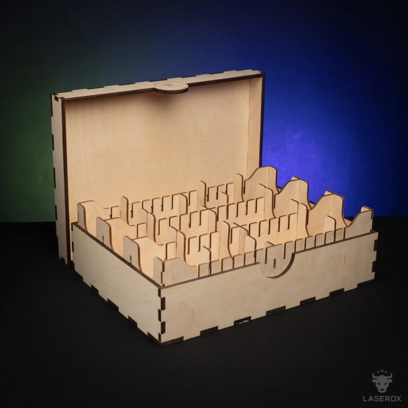 Deck Boxes Laserox - Card Storage Box 3 Deck Boxes Laserox - Card Storage Box
