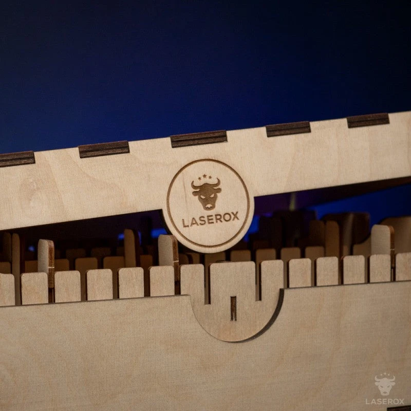 Deck Boxes Laserox - Card Storage Box 2 Deck Boxes Laserox - Card Storage Box