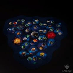 Import Games Laserox - Twilight Imperium Map Frame (3 Player Module) (Blue)
