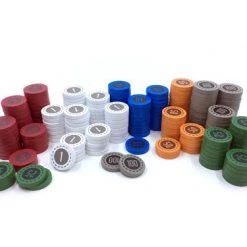 MeepleSource 200-Piece Large Set Of Money Discs Accessories