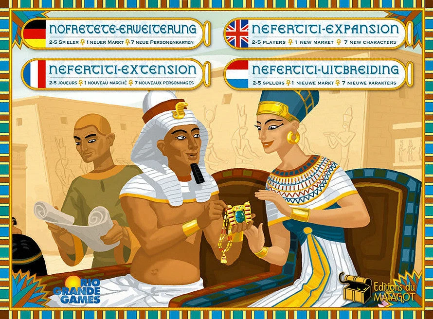 Rio Grande Games Board Games Nefertiti Expansion 1 Rio Grande Games Board Games Nefertiti Expansion