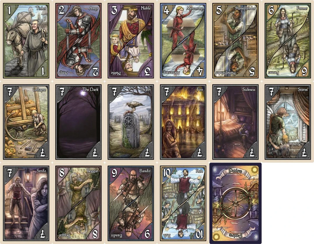 Cheapass Games Board Games Pairs: Commonwealth Deck 3 Cheapass Games Board Games Pairs: Commonwealth Deck