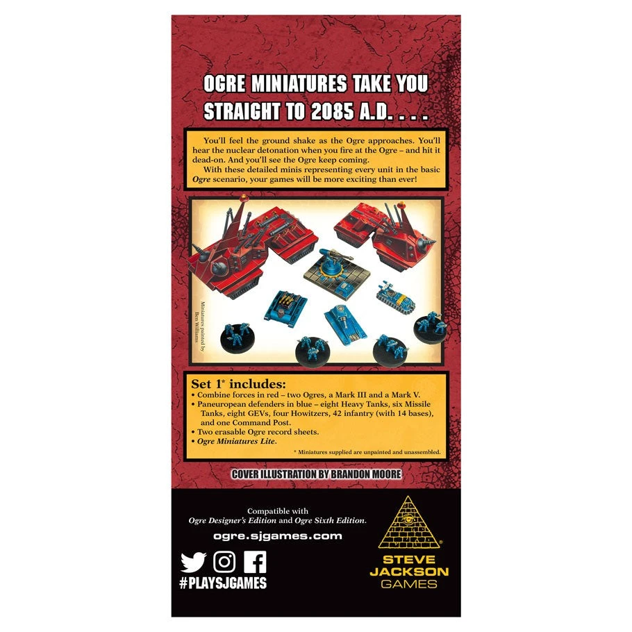 Steve Jackson Games Ogre: Miniatures Set 1 Board Games 2 Steve Jackson Games Ogre: Miniatures Set 1 Board Games