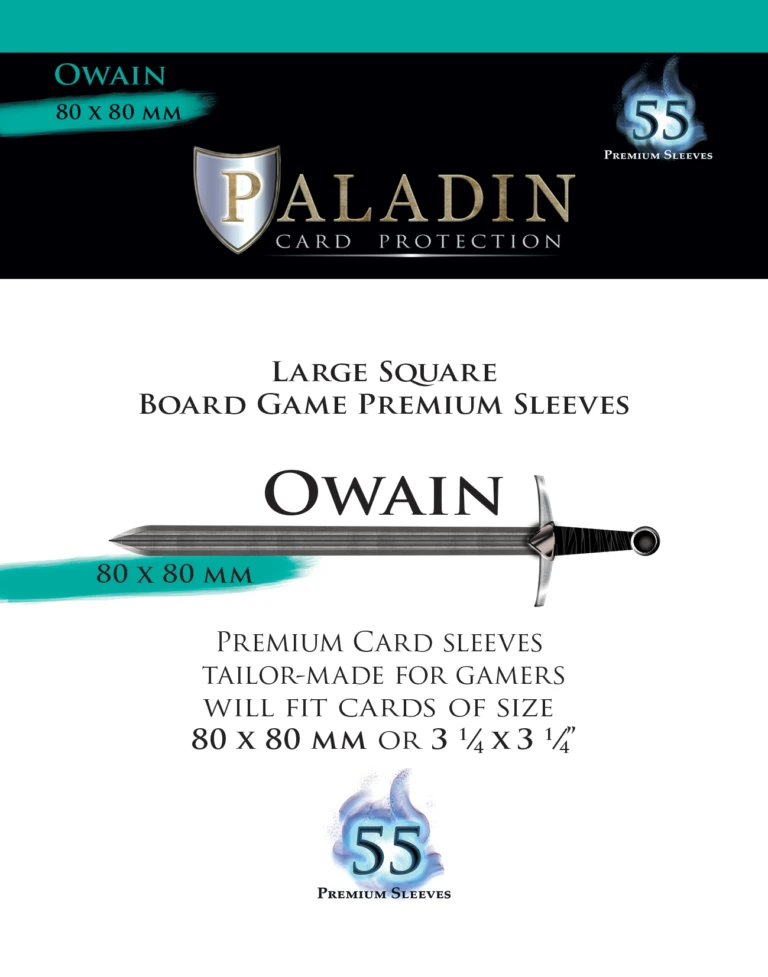 NSKN Games Jun 27-Jul 3, 2022 Paladin Card Protection - Owain (80 × 80 Mm) 2 NSKN Games Jun 27-Jul 3, 2022 Paladin Card Protection - Owain (80 × 80 Mm)