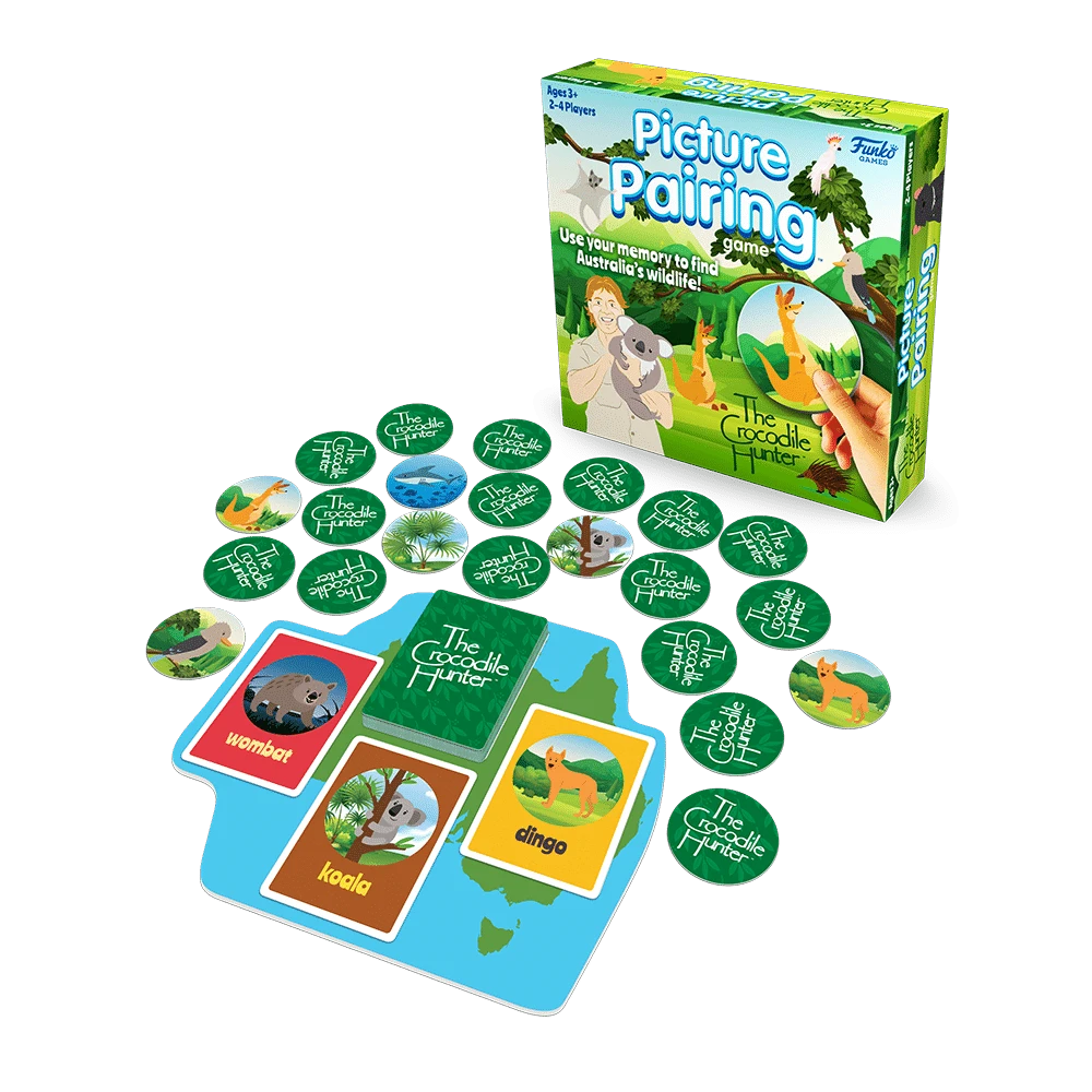 Funko Games Picture Pairing (Crocodile Hunter Edition) Board Games 4 Funko Games Picture Pairing (Crocodile Hunter Edition) Board Games