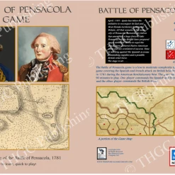 The Historical Game Company Battle Of Pensacola 1781 Board Games