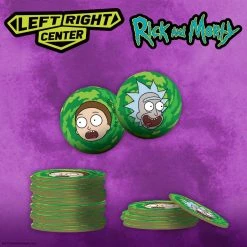 The Op Left Right Center: Rick And Morty Dice Game Board Games