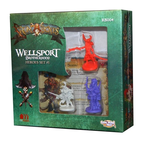 CMON Limited Rum & Bones: Wellsport Brotherhood Hero Set # 1 Board Games 2 CMON Limited Rum & Bones: Wellsport Brotherhood Hero Set # 1 Board Games