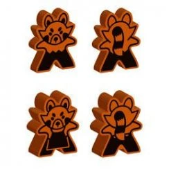 Seize The Bean: Cubee Meeples - Bearista (8-Pack) (Import) Import Games