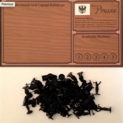 Eagle-Gryphon Games Glenn Drover's Empires: Age Of Discovery - Prussia Player Board And Black Figures Board Games