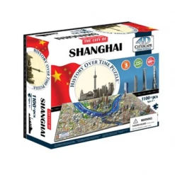 All Sale Items Puzzle - 4D Cityscape - History Over Time Puzzle: Shanghai (1100+ Pieces)