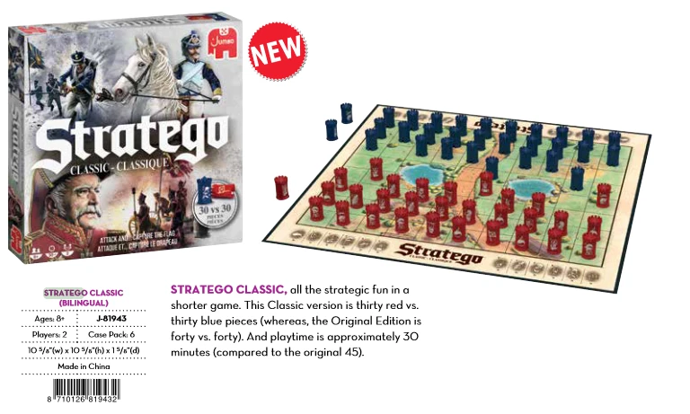 Jumbo Board Games Stratego Classic 2 Jumbo Board Games Stratego Classic