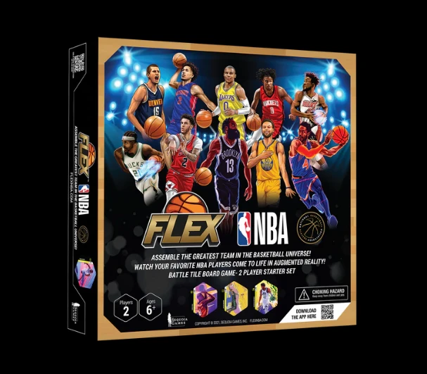 Sequoia Games, Inc. Board Games Flex NBA 2-Player Deluxe Series 2 - Starter Set 1 Sequoia Games, Inc. Board Games Flex NBA 2-Player Deluxe Series 2 - Starter Set