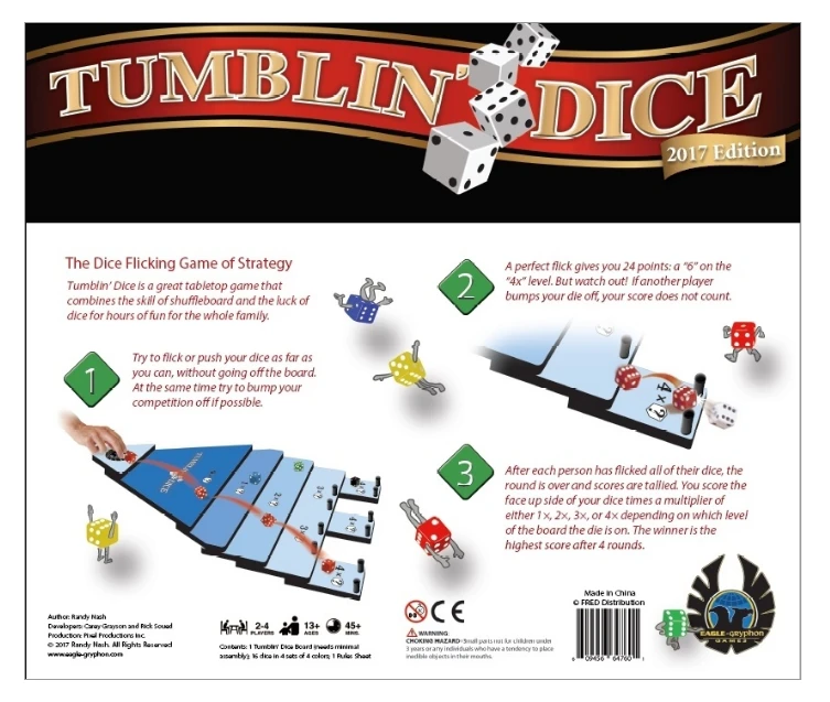 Tumblin-Dice (Eagle-Gryphon Games 2017 Edition) 2 Tumblin-Dice (Eagle-Gryphon Games 2017 Edition)