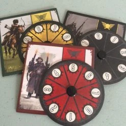 MeepleSource Scythe Kickstarter Promo #5 - 3 Promo Power Dials (Stonemaier Games) Board Games