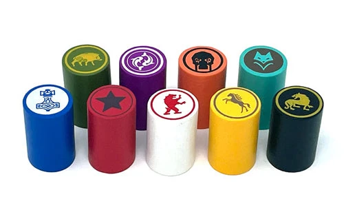 MeepleSource Scythe - 9-piece Set Of Action Markers For Scythe (including All Expansions) May 16-22, 2022 1 MeepleSource Scythe - 9-piece Set Of Action Markers For Scythe (including All Expansions) May 16-22, 2022