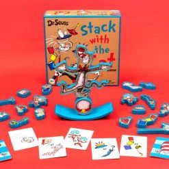 Funko Games Dr. Seuss Stack With The Cat Game Board Games 5 Funko Games Dr. Seuss Stack With The Cat Game Board Games