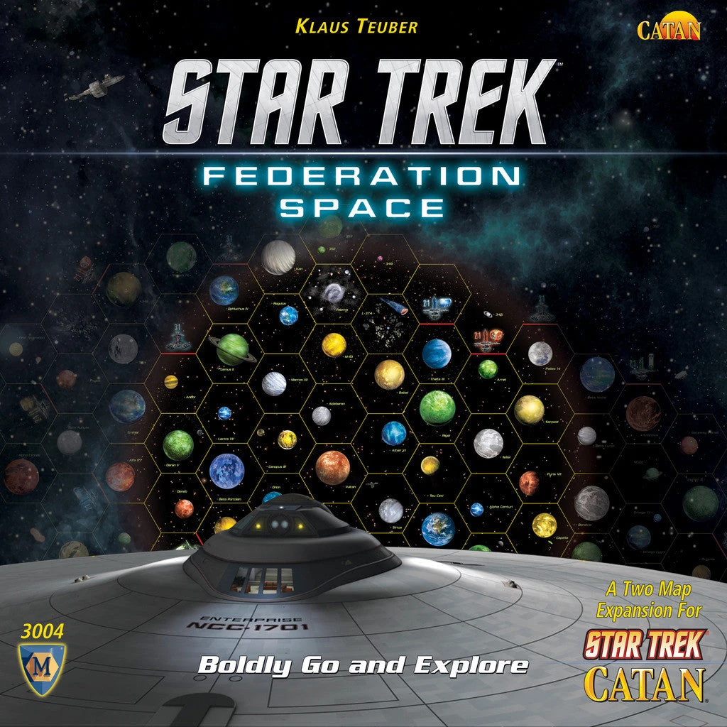 Mayfair Games Star Trek: Catan - Federation Space Map Set Board Games 1 Mayfair Games Star Trek: Catan - Federation Space Map Set Board Games