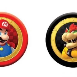 The Op Board Games Checkers & Tic Tac Toe - Super Mario Vs. Bowser