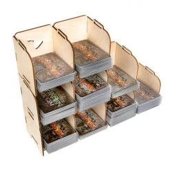 The Broken Token Broken Token - Stacking Tabletop Card Holder - Standard 2 Tray 5 The Broken Token Broken Token - Stacking Tabletop Card Holder - Standard 2 Tray