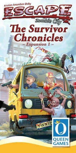 Queen Games Board Games Escape: Zombie City - Expansion 1 - The Survivor Chronicles 1 Queen Games Board Games Escape: Zombie City - Expansion 1 - The Survivor Chronicles