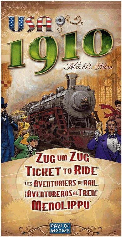Days Of Wonder Ticket To Ride: USA 1910 Board Games 1 Days Of Wonder Ticket To Ride: USA 1910 Board Games