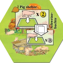 R&D Games Keyflower: Pig Shelter Board Games