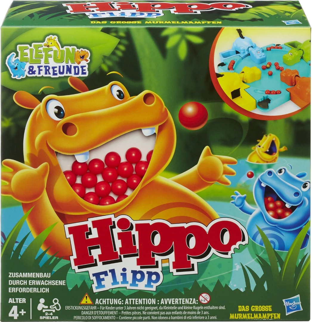 Hasbro Board Games Hippo Flipp (Import) 1 Hasbro Board Games Hippo Flipp (Import)